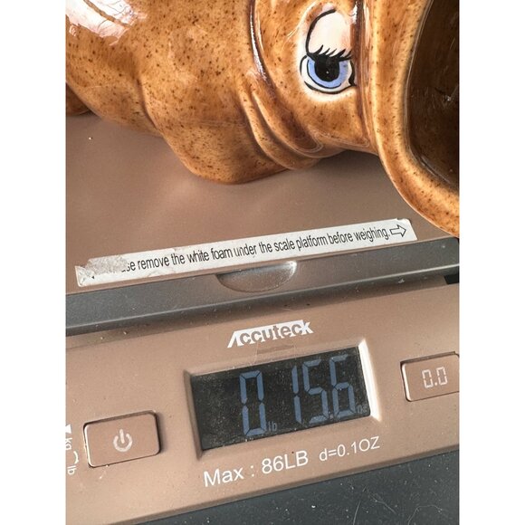 Hippo Figurine With Goofy Expression vintage 1979 ceramic - Picture 9 of 9